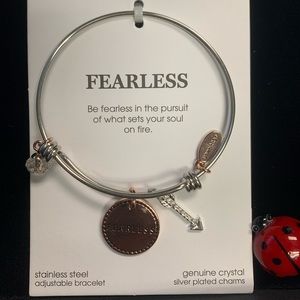 Unwritten - "Fearless” Adjustable Bracelet